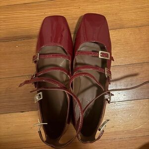 ALOHAS Red Luke Ballet Flats